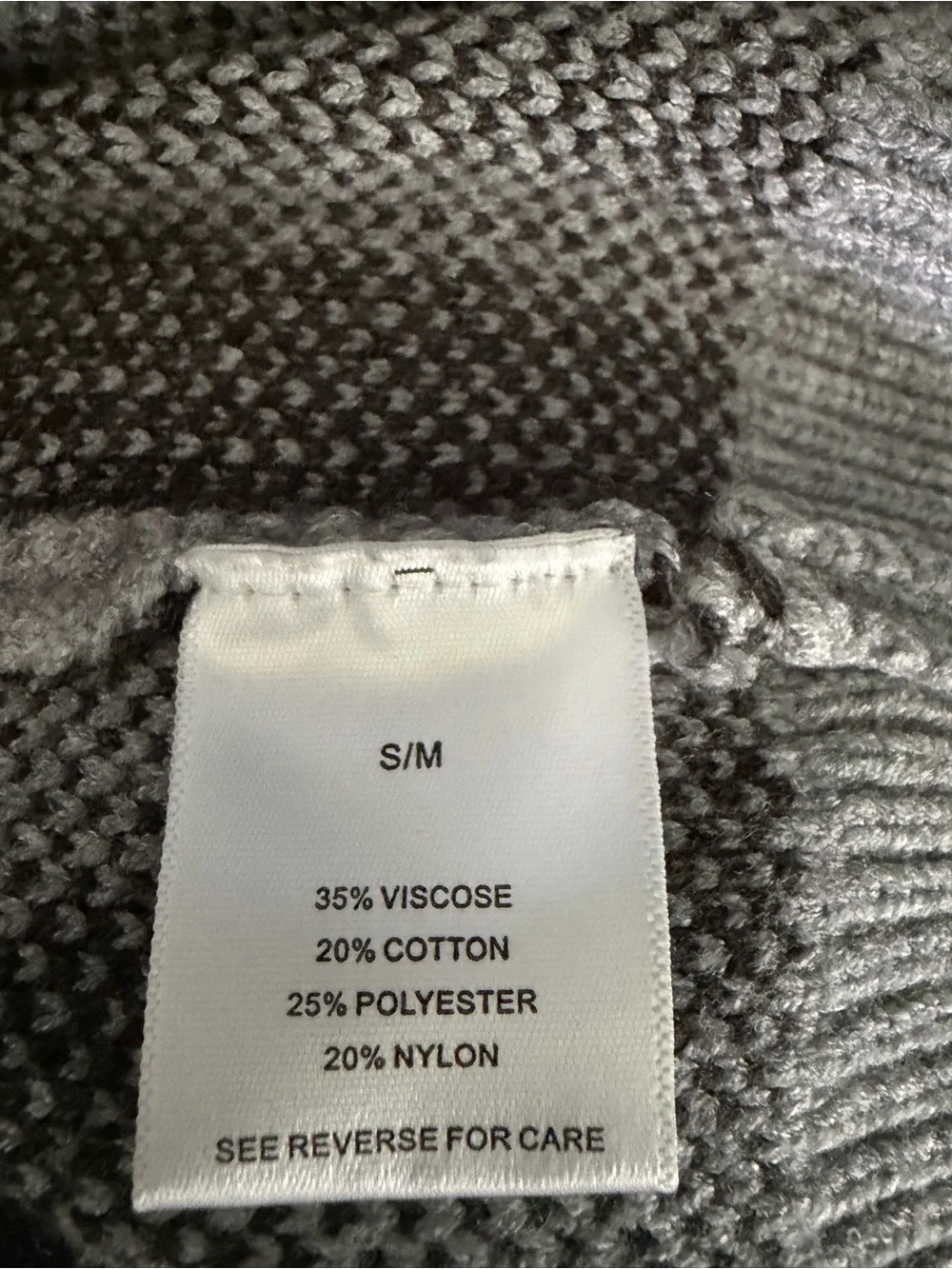 Gray & Dark Brown Zebra-Stripe Cardigan Sweater - Picture 6 of 6